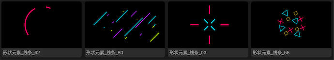 基本图形元素模板预览 5